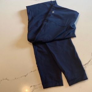 Lululemon high waist navy blue leggings